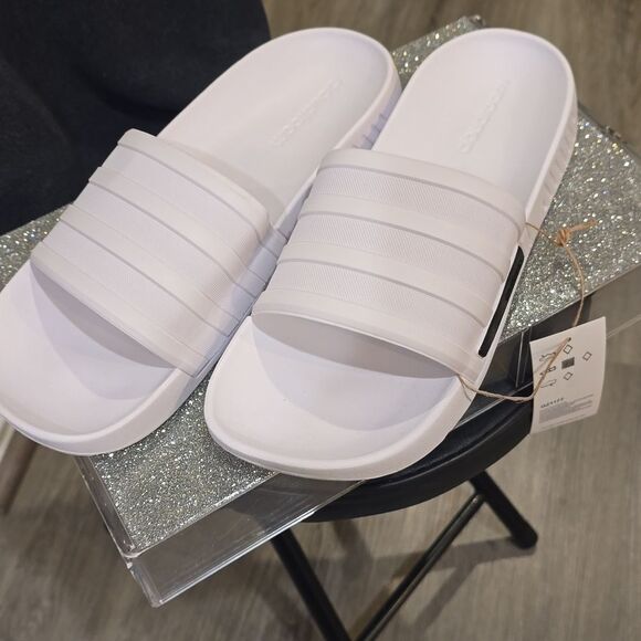 Adidas Tracer TR Slide Sandals- White - Picture 10 of 12